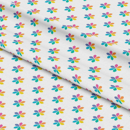Summer Rainbow Pattern 8 Quilting Cotton Fabric