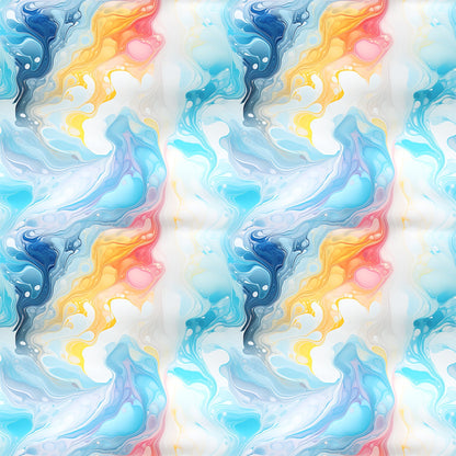 Summer Colored Marble Pattern 11 Quilting Cotton Fabric