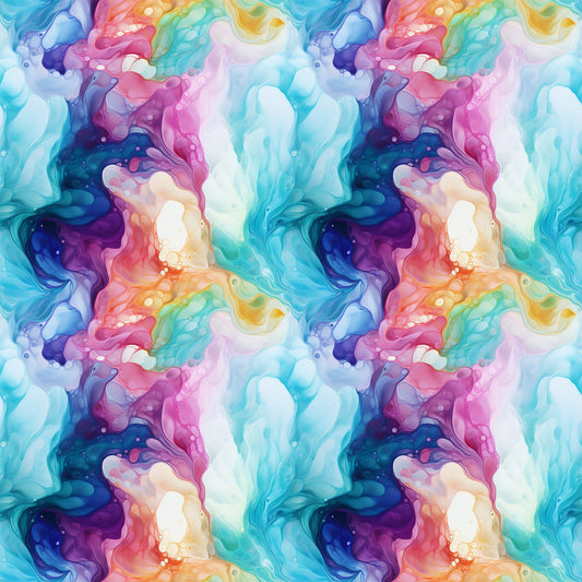 Summer Colored Marble Pattern 12 Quilting Cotton Fabric