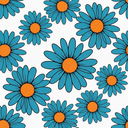 Summer Floral Pattern 1 Quilting Cotton Fabric