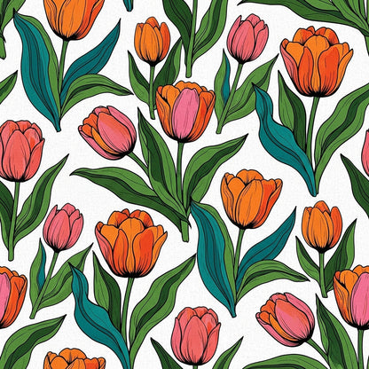 Mod Petal Pop Pattern 10 Minky Fabric
