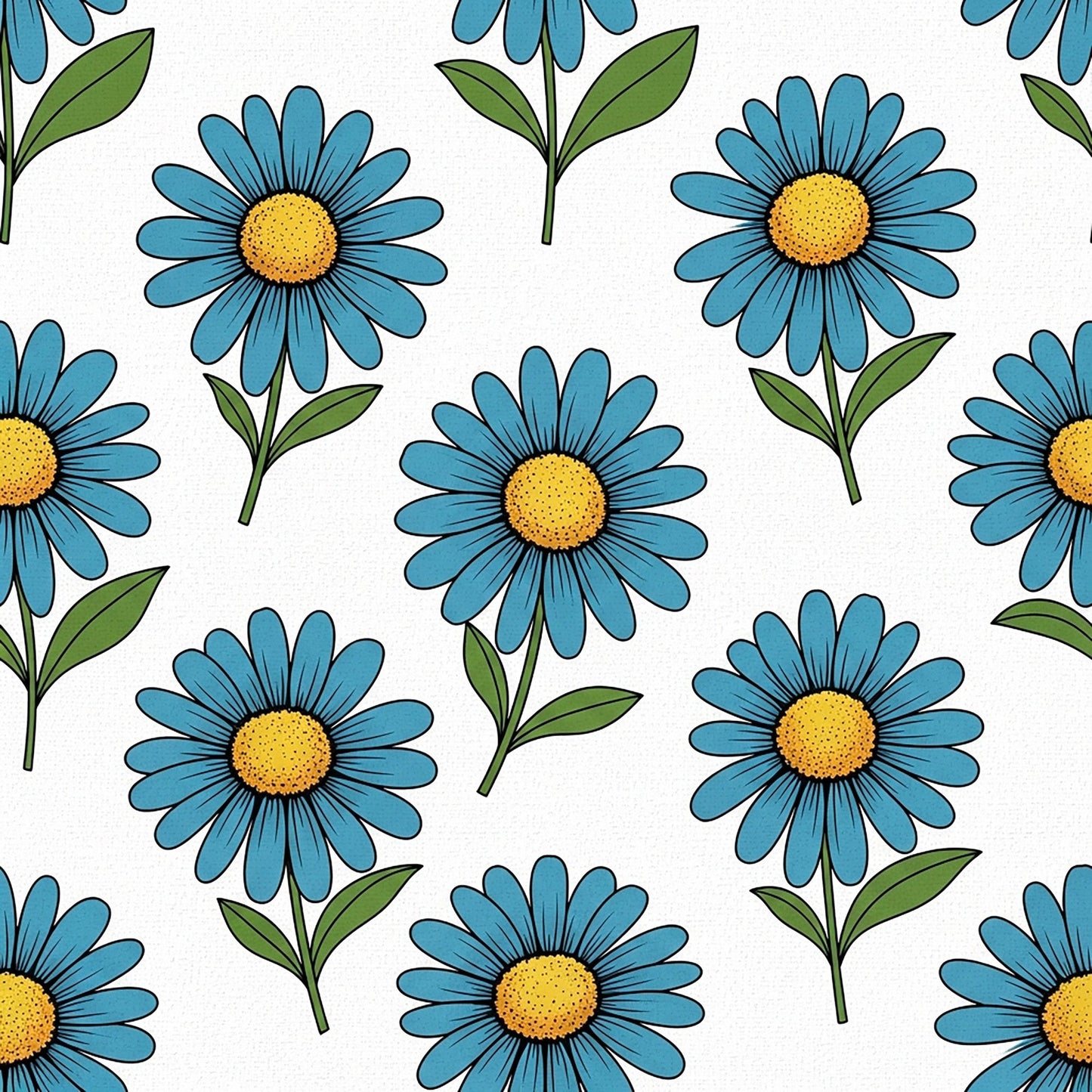 Summer Floral Pattern 11 Quilting Cotton Fabric