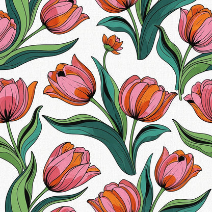 Mod Petal Pop Pattern 17 Minky Fabric