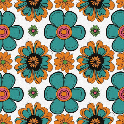 Mod Petal Pop Pattern 19 Minky Fabric