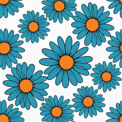 Mod Petal Pop Pattern 1 Minky Fabric