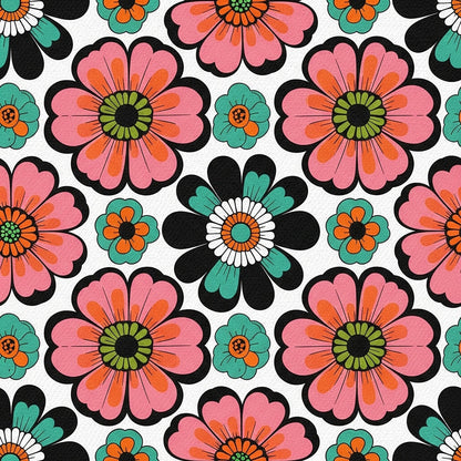 Mod Petal Pop Pattern 20 Minky Fabric
