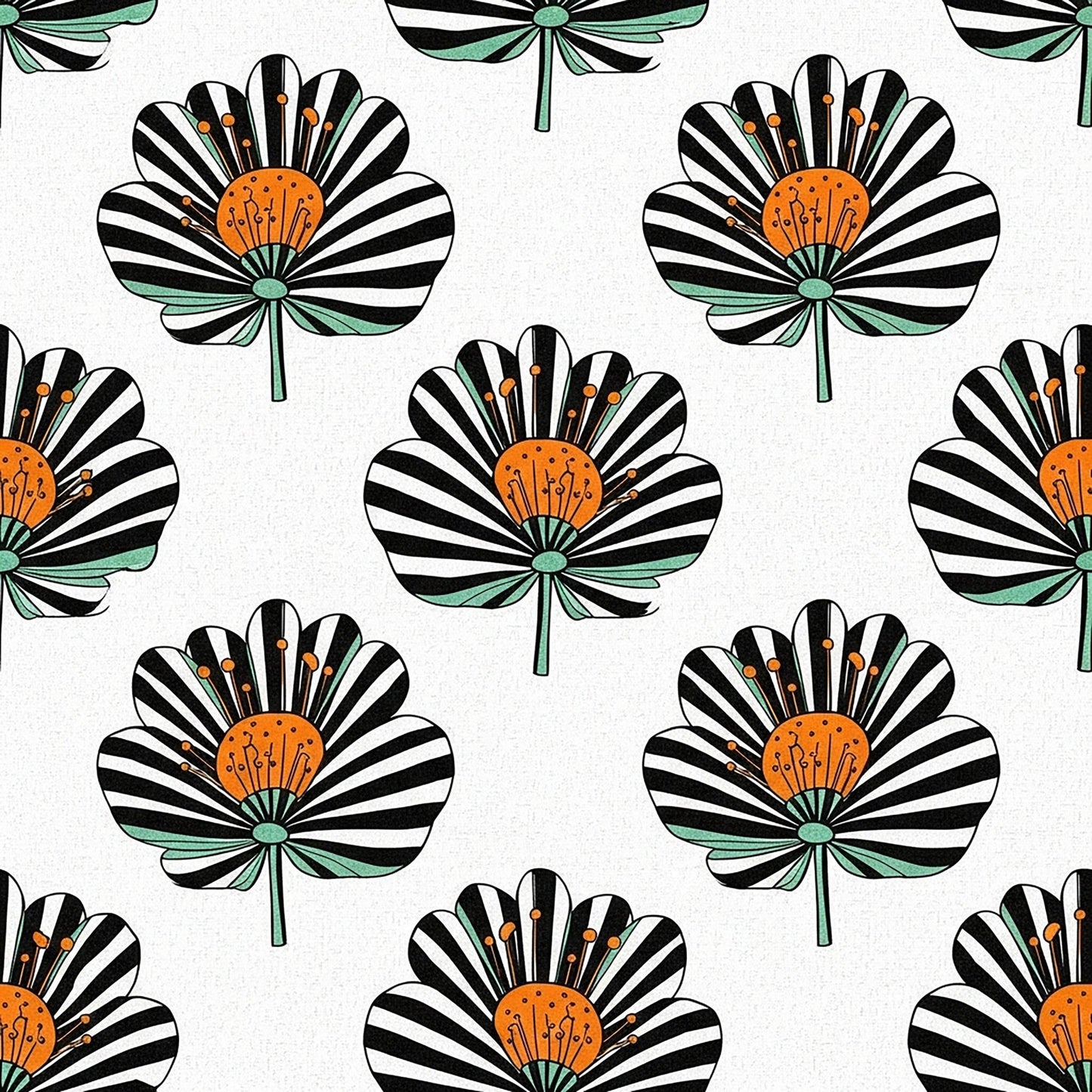 Summer Floral Pattern 24 Quilting Cotton Fabric