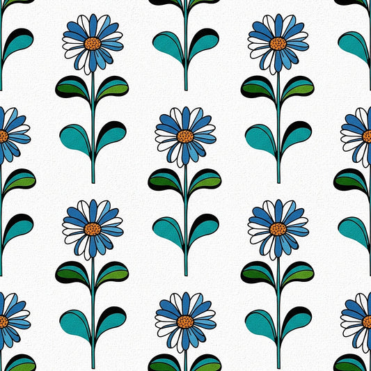 Summer Floral Pattern 28 Quilting Cotton Fabric