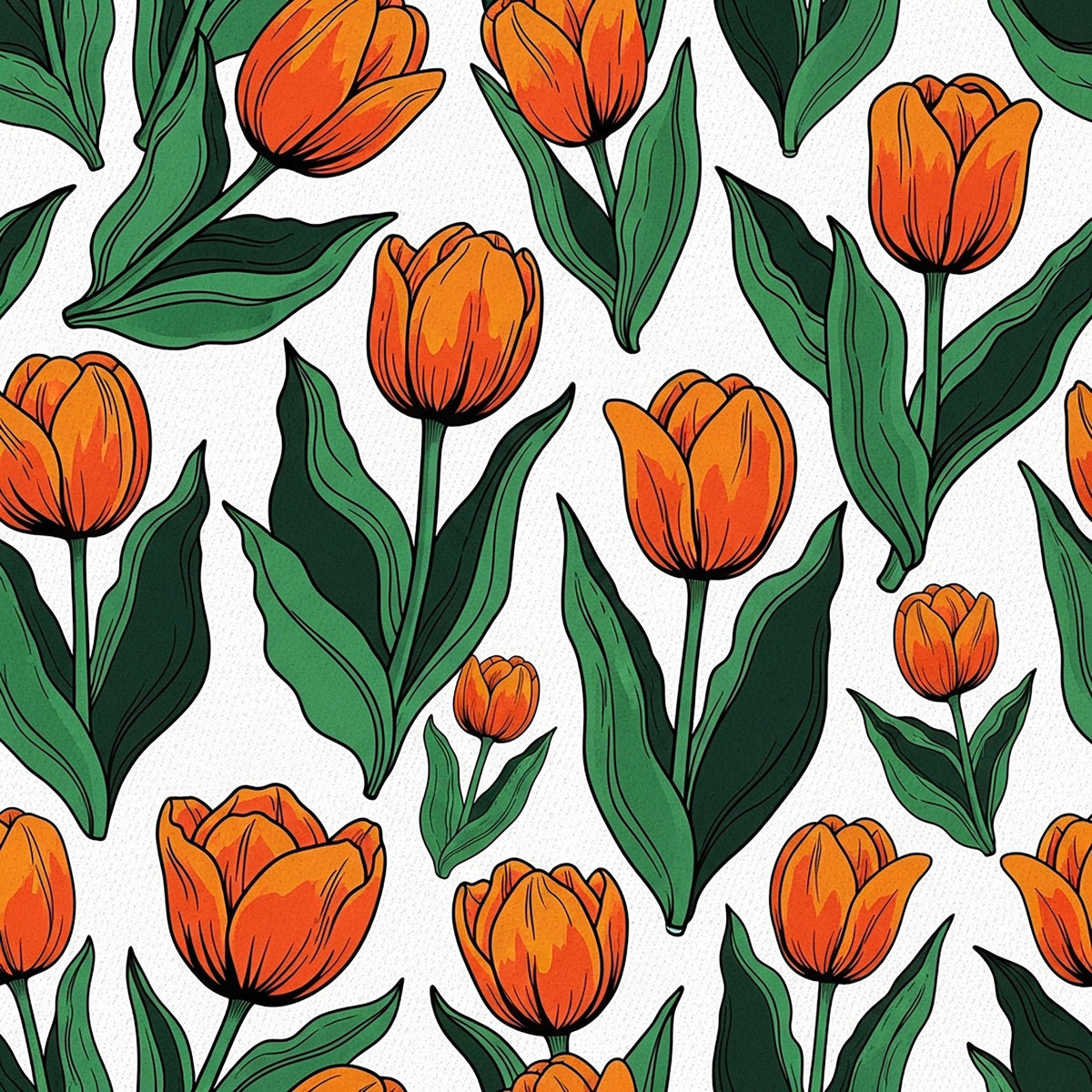 Mod Petal Pop Pattern 4 Minky Fabric