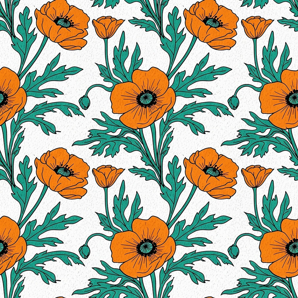 Mod Petal Pop Pattern 8 Minky Fabric