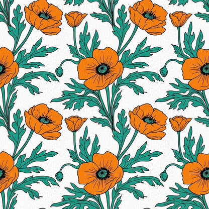 Mod Petal Pop Pattern 8 Minky Fabric