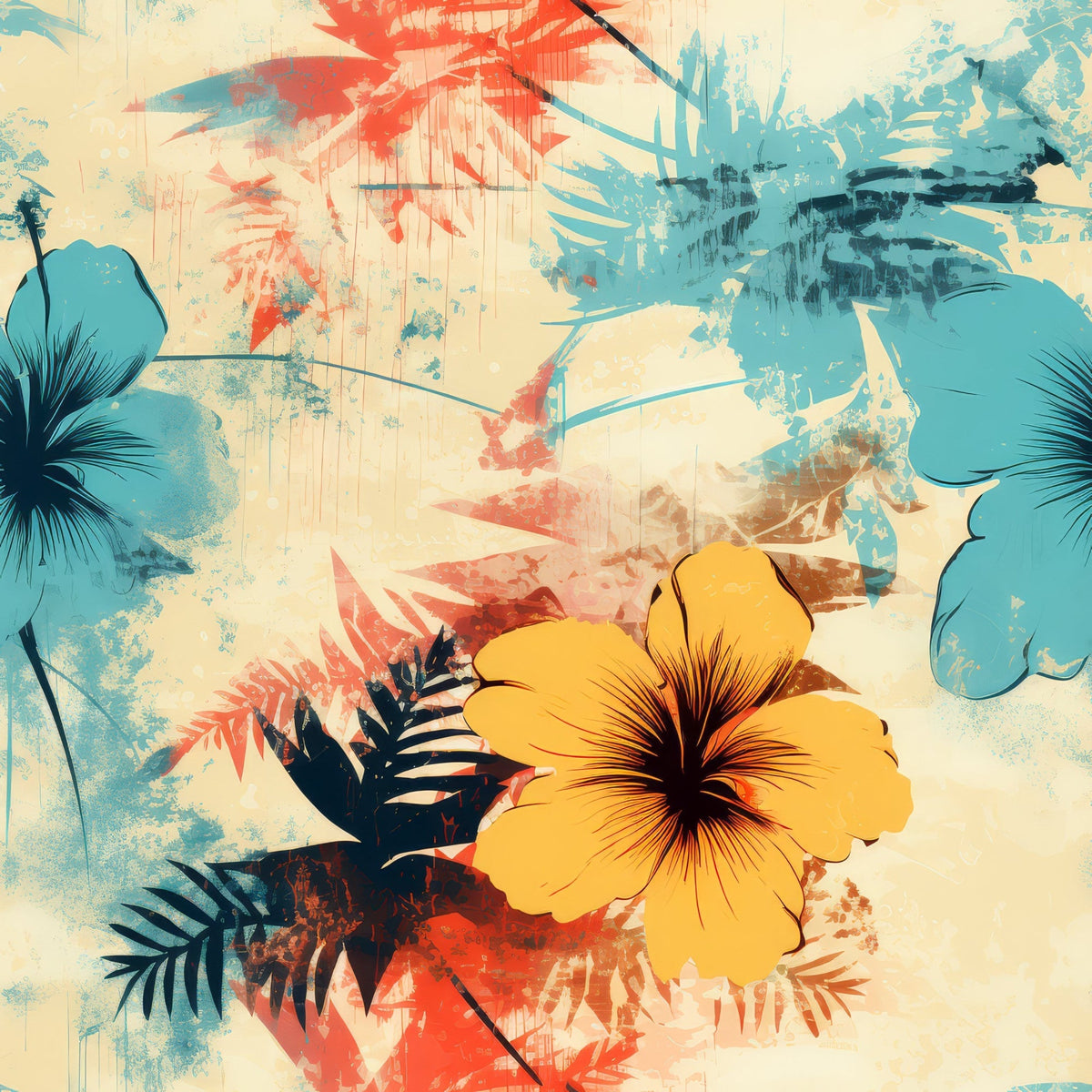 Sunwashed Daisies Pattern 3 Minky Fabric