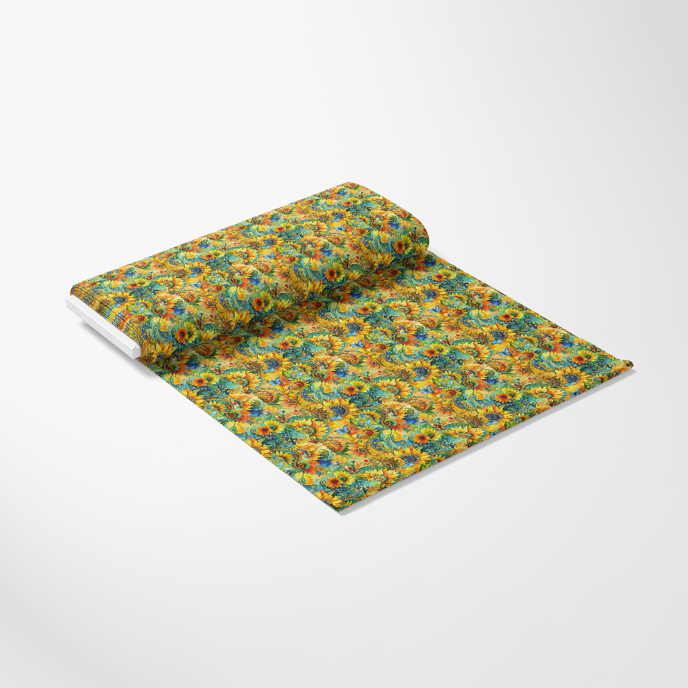 Sunflower Fields Pattern 13 Quilting Cotton Fabric