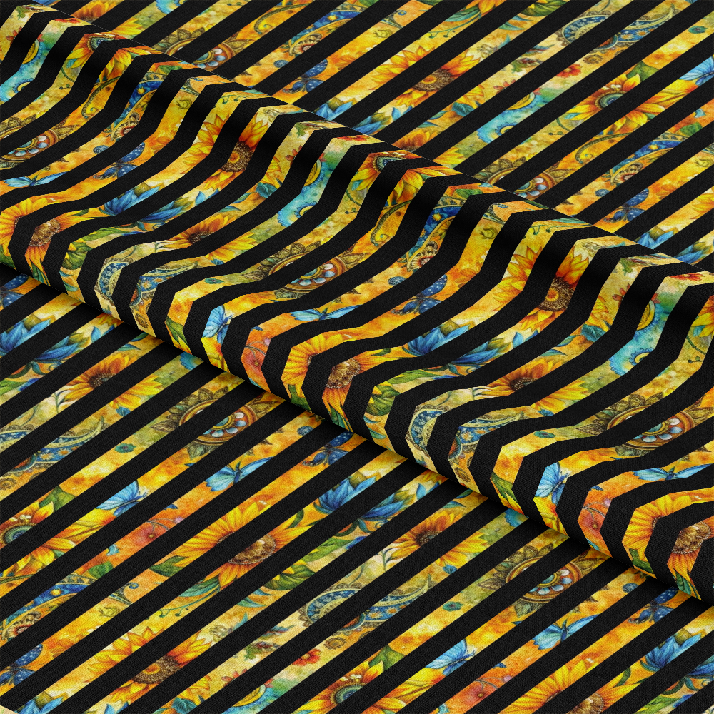 Sunflower Fields Pattern 19 Quilting Cotton Fabric