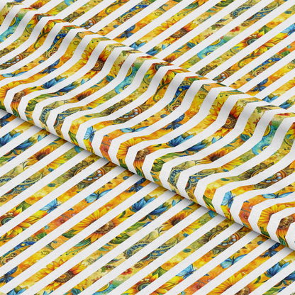 Sunflower Fields Pattern 28 Quilting Cotton Fabric