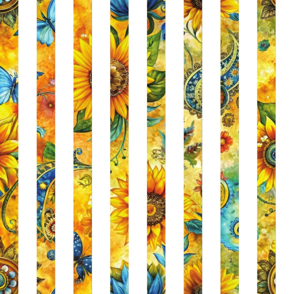Golden Paisley Garden Pattern 28 Minky Fabric