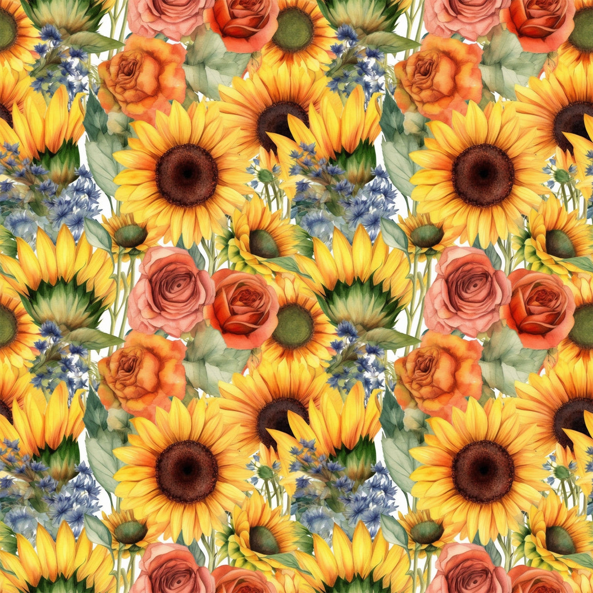 Golden Flutter Fields Pattern 22 Minky Fabric