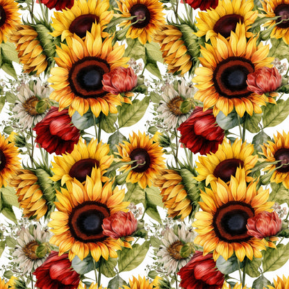 Golden Flutter Fields Pattern 25 Minky Fabric
