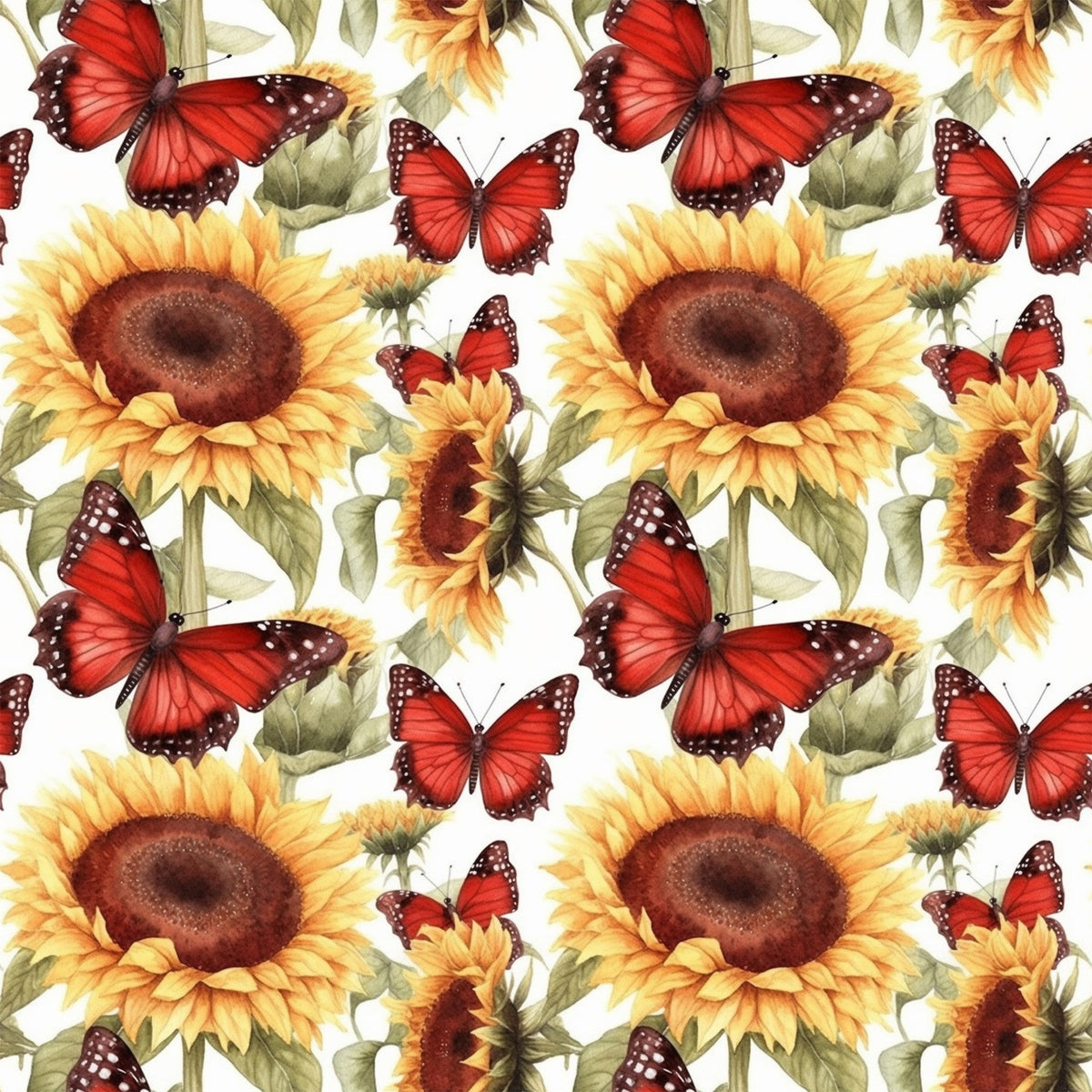 Golden Flutter Fields Pattern 27 Minky Fabric