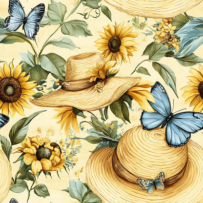 Sunflower Stroll Pattern 15 Minky Fabric