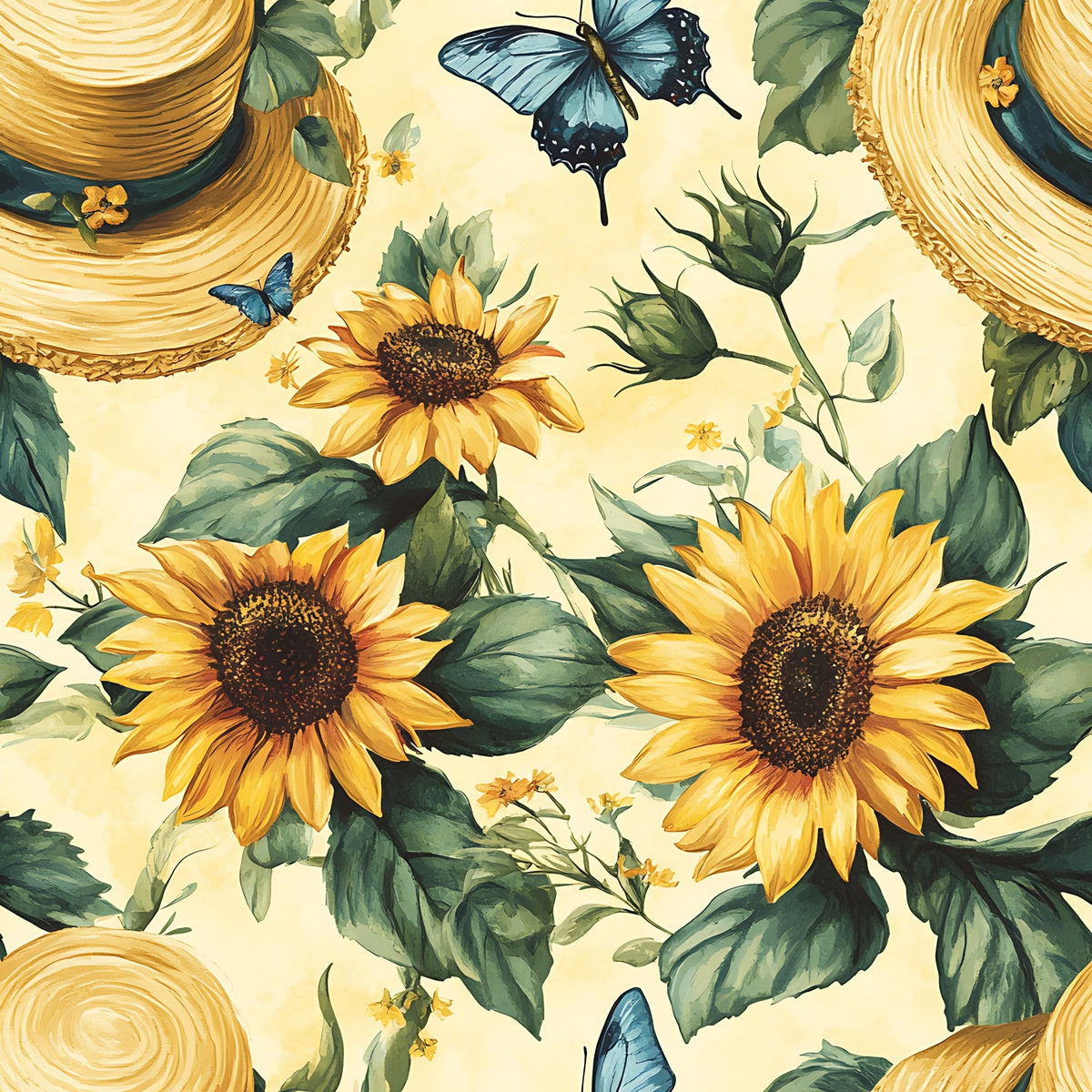 Sunflower Stroll Pattern 6 Minky Fabric