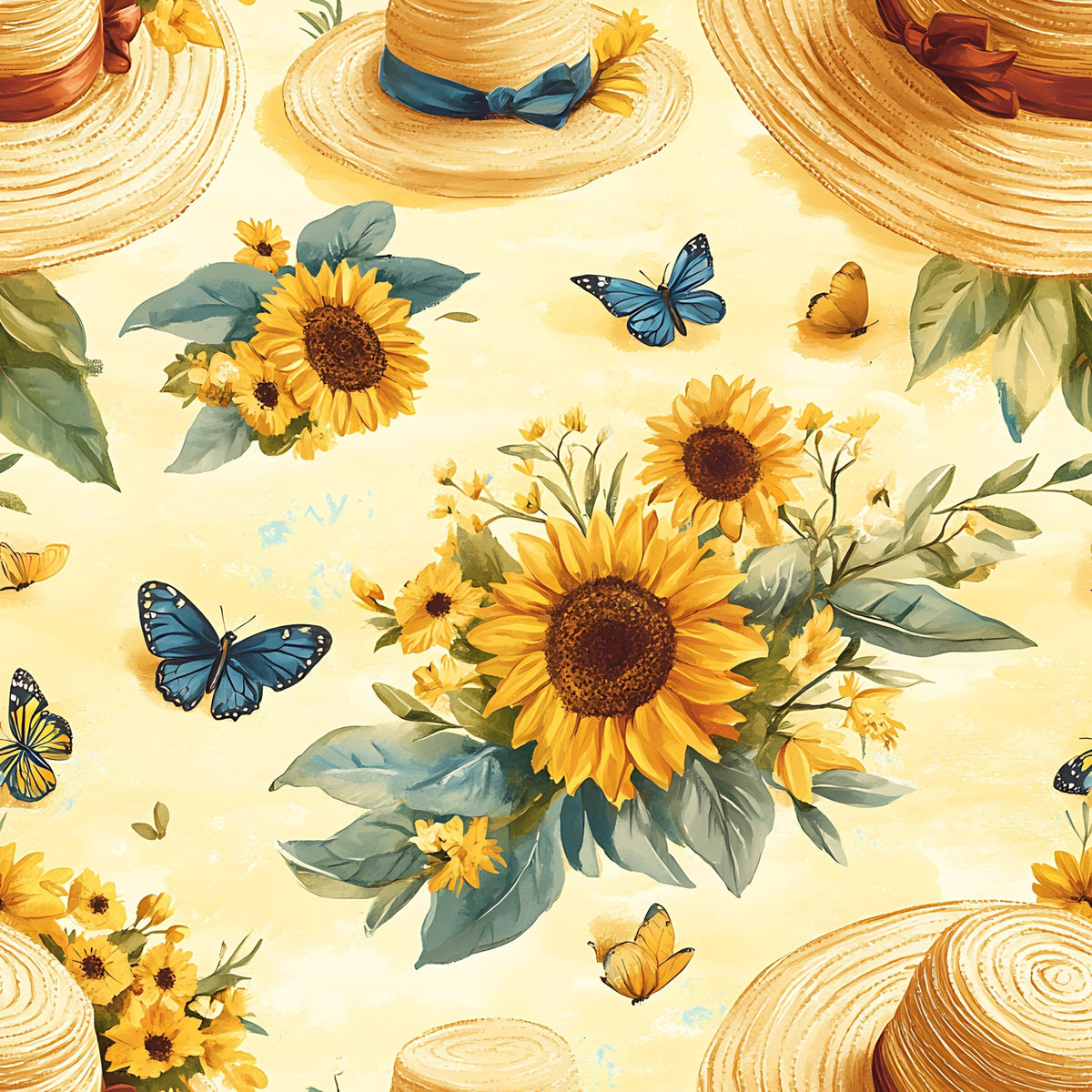 Sunflower Stroll Pattern 7 Minky Fabric