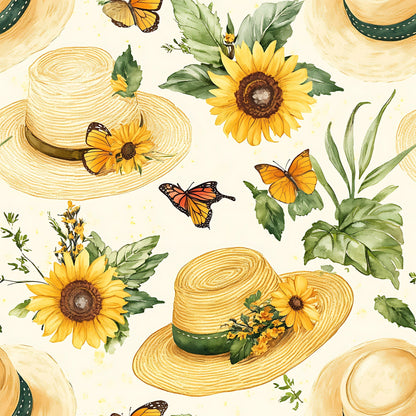 Sunflower Stroll Pattern 8 Minky Fabric