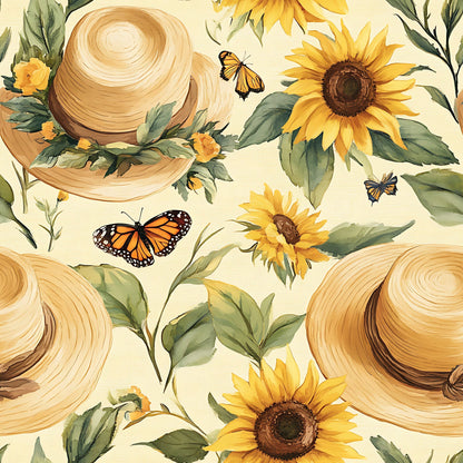 Sunflower Stroll Pattern 9 Minky Fabric