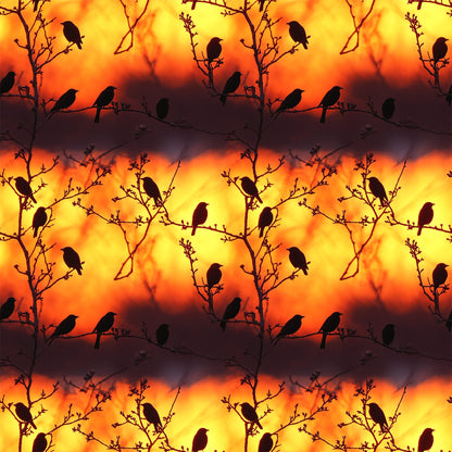Dusk Silhouettes Pattern 8 Minky Fabric