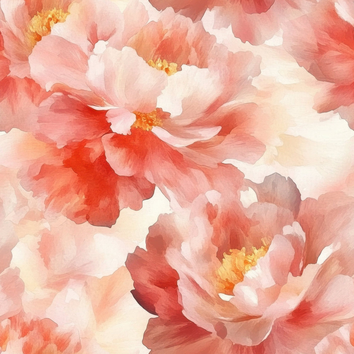 Peach Petal Glow Pattern 11 Minky Fabric