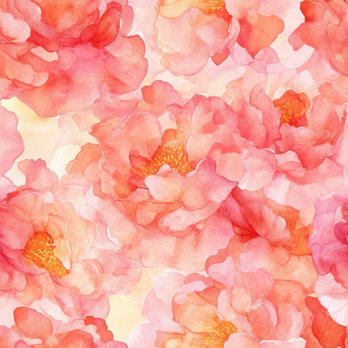Peach Petal Glow Pattern 12 Minky Fabric