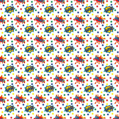 Superhero Pattern 1 Quilting Cotton Fabric