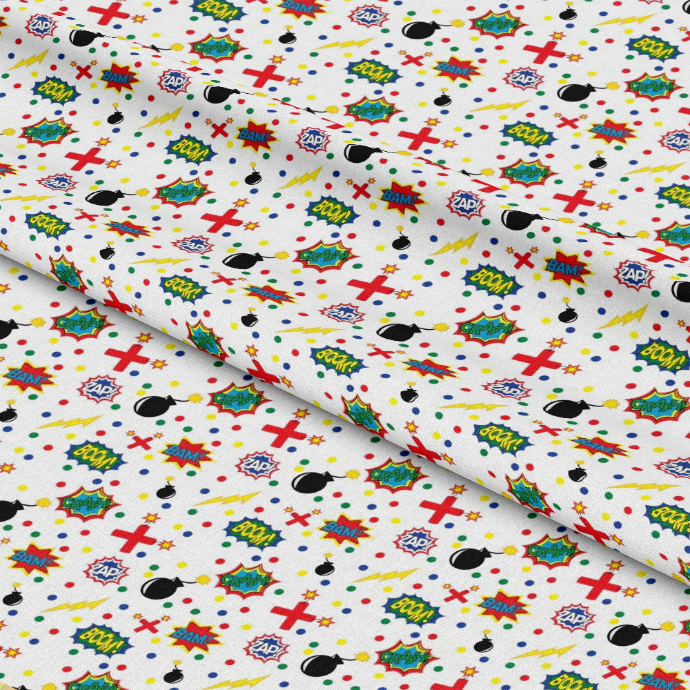 Superhero Pattern 4 Quilting Cotton Fabric