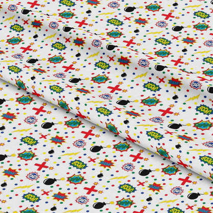 Superhero Pattern 4 Quilting Cotton Fabric
