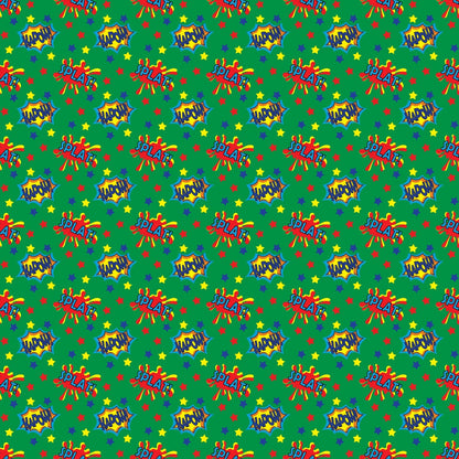 Superhero Pattern 5 Quilting Cotton Fabric
