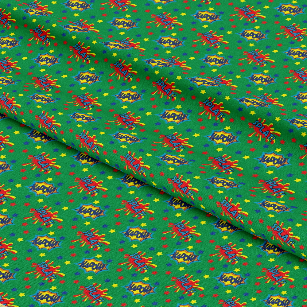Superhero Pattern 5 Quilting Cotton Fabric