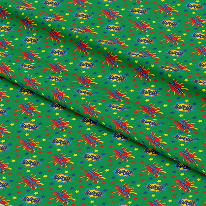 Superhero Pattern 5 Quilting Cotton Fabric