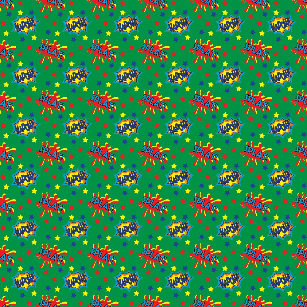 Kapow City Pattern 5 Minky Fabric