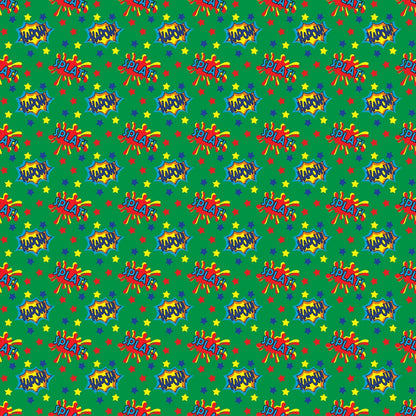 Kapow City Pattern 5 Minky Fabric