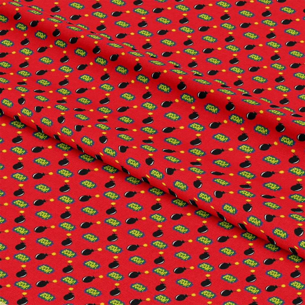 Superhero Pattern 6 Quilting Cotton Fabric
