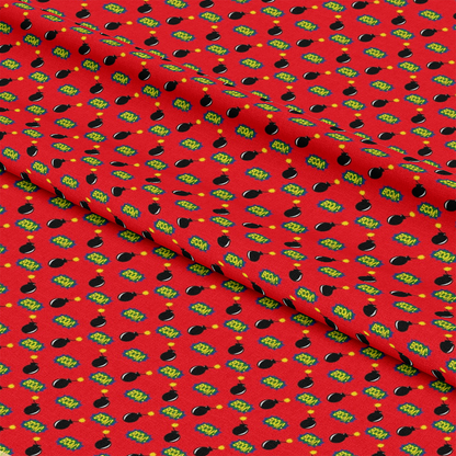 Superhero Pattern 6 Quilting Cotton Fabric