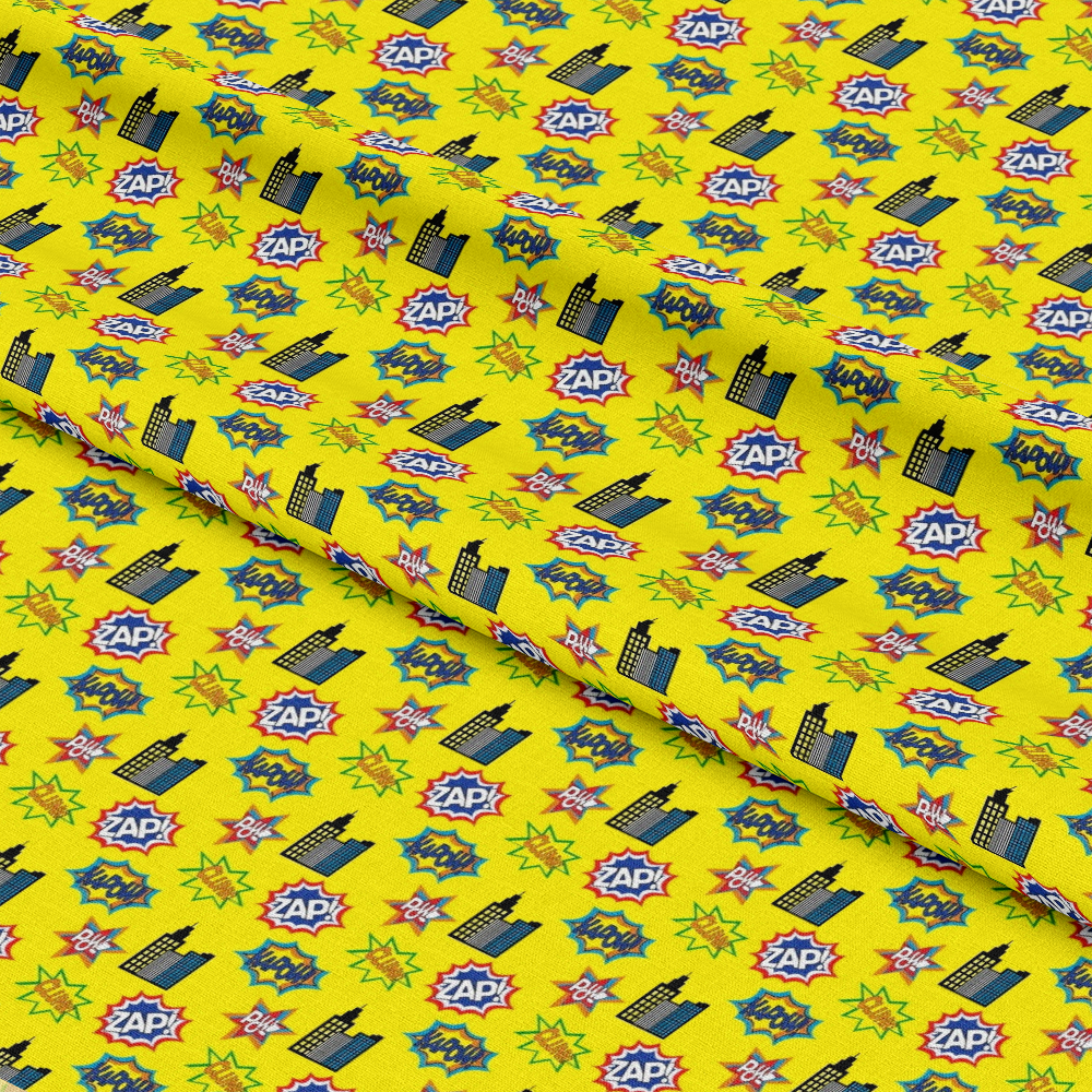 Superhero Pattern 7 Quilting Cotton Fabric