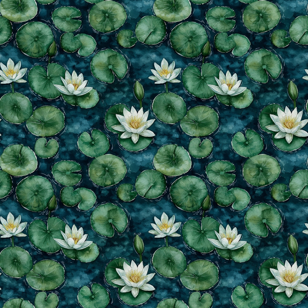 Graceful Waters Pattern 11 Minky Fabric