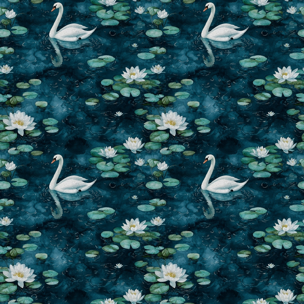 Graceful Waters Pattern 13 Minky Fabric