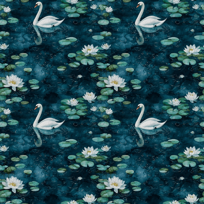 Graceful Waters Pattern 13 Minky Fabric