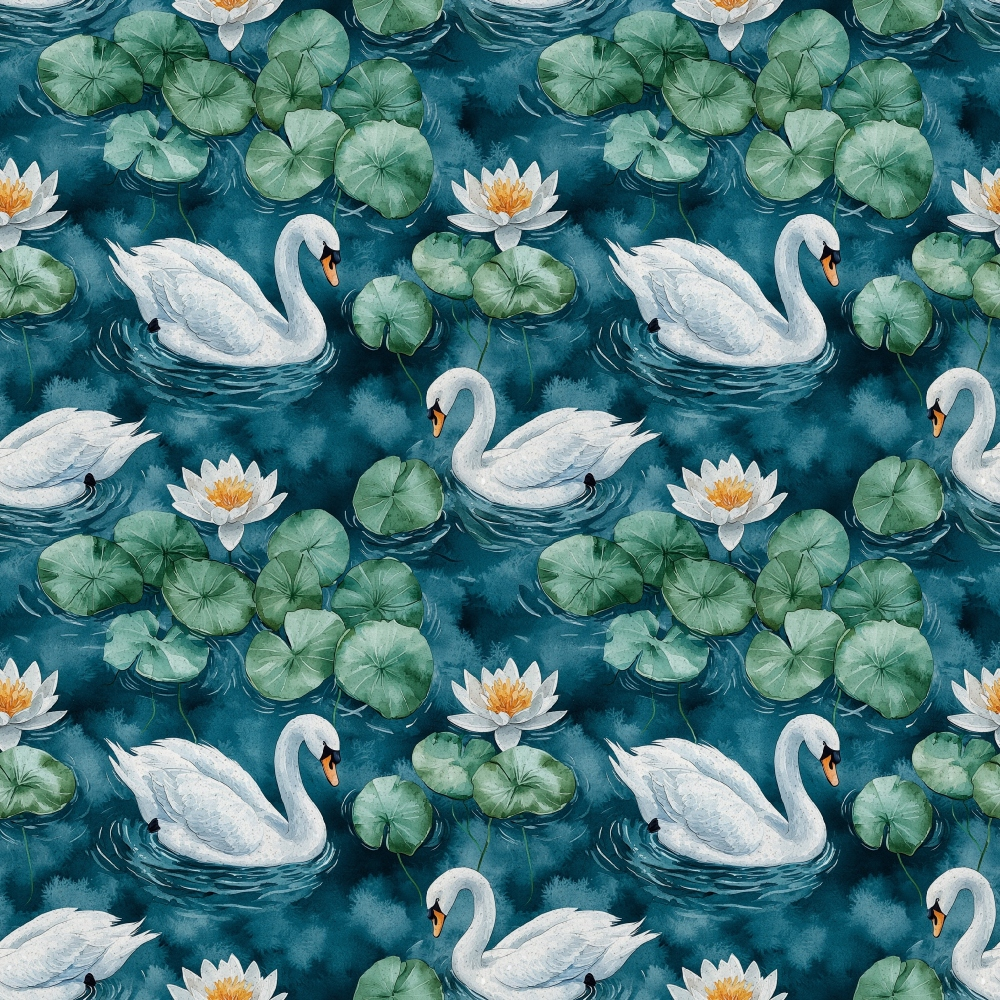 Graceful Waters Pattern 15 Minky Fabric