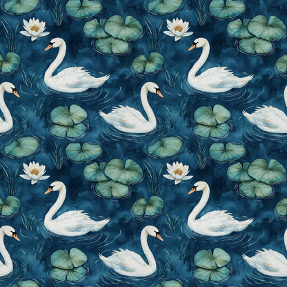Graceful Waters Pattern 16 Minky Fabric