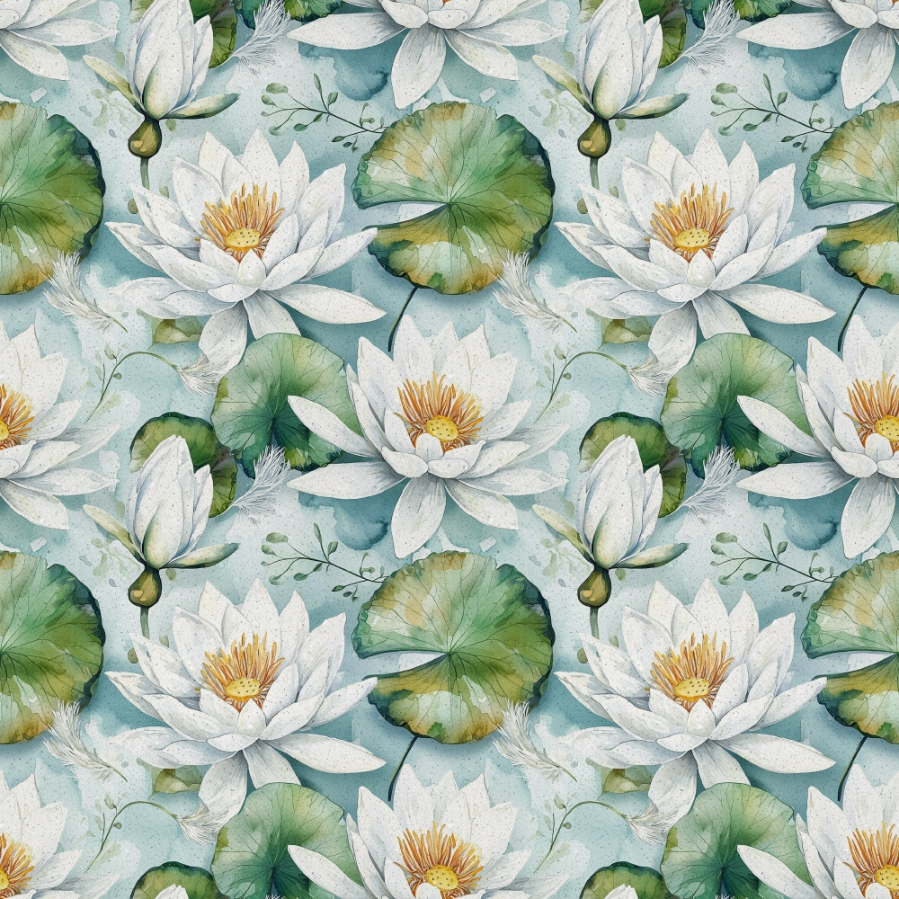 Graceful Waters Pattern 4 Minky Fabric