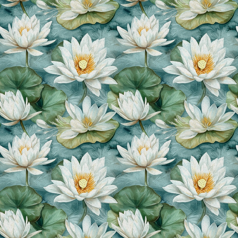 Graceful Waters Pattern 6 Minky Fabric