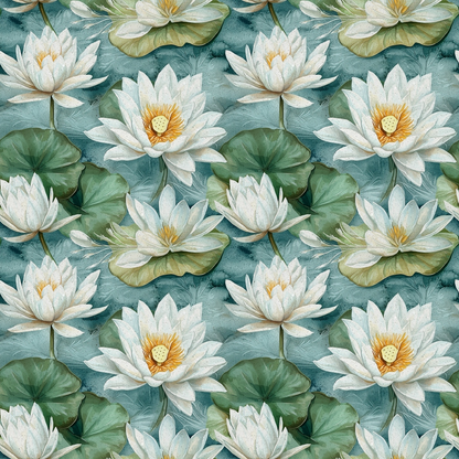 Graceful Waters Pattern 6 Minky Fabric
